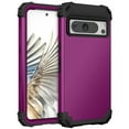 thumbnail image 1 of Cowithday for Google Pixel 8 Pro 5G Case with Screen Protector, Dual Layer Heavy Duty Tough Rugged Shockproof Drop Protection Corner Protection Hybrid Phone Case for Google Pixel 8 Pro 6.7", Purple, 1 of 7