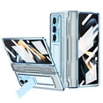 thumbnail image 1 of Cowithday Kickstand Case for Samsung Galaxy Z Fold 5 with Hinge Protection, Screen Protector Wireless Charging Anti-Fingerprint Luxury Shockproof All-Inclusive Case for Samsung Z Fold 5 5G 2023, Blue, 1 of 7