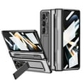 thumbnail image 1 of Cowithday Kickstand Case for Samsung Galaxy Z Fold 5 with Hinge Protection, Screen Protector Wireless Charging Anti-Fingerprint Luxury Shockproof All-Inclusive Case for Samsung Z Fold 5 5G 2023, Black, 1 of 7