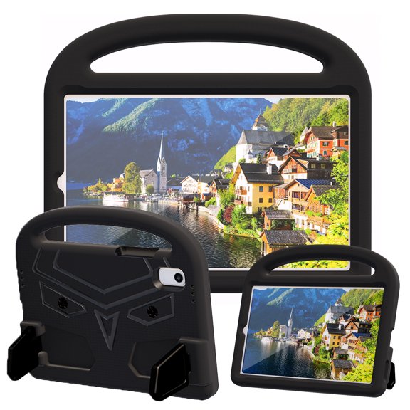 Cowithday Kids Case for Lenovo Tab M9 9 inch (Model: TB-310FU), EVA Shockproof Kids Friendly Convertible Handle Foldable Stand Kids Child Case Cover for Lenovo 9 inch Tab M9 2023 Tablet, Black