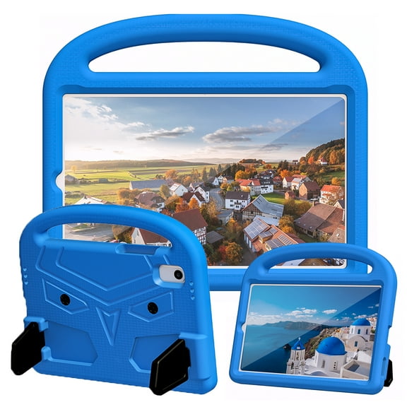 Cowithday Kids Case for Lenovo Tab M9 9 inch (Model: TB-310FU), EVA Shockproof Kids Friendly Convertible Handle Foldable Stand Kids Child Case Cover for Lenovo 9 inch Tab M9 2023 Tablet, Blue