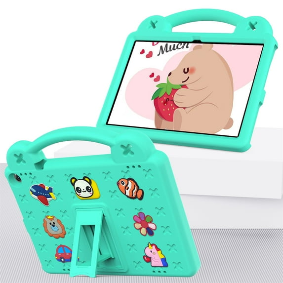 Cowithday Kids Case for Walmart ONN 10.1 Inch Tablet Gen 3 2022(Model:100071485), EVA Dropproof Handle Kids Friendly Rugged Lightweight Child Cover for Walmart Onn 10.1 Inch 3nd Gen Tablet, Mint