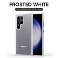 thumbnail image 1 of Cowithday Matte Case for Samsung Galaxy S24 Ultra Compatible with Wireless Charging, [Skin Friendly] [Slim & Lightweight] Shockproof TPU Bumper Anti-Scratch Hard PC Back Case - White, 1 of 11