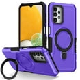 thumbnail image 1 of Cowithday for Samsung Galaxy A13 5G Case with Magnetic Ring Stand, [Magnetic Ring Holder] [Military Drop Protection] [Non-Slip Grip] Shockproof Soft Edge Phone Case Cover for Samsung A13 5G, Purple, 1 of 9