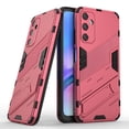 thumbnail image 1 of Cowithday for Samsung Galaxy A15 Phone Case, Kickstand Rugged Defender Shockproof TPU Matte Textured All-Inclusive Lens Protective Shell Hard PC Back Cover Sturdy Case for Samsung A15, Rose, 1 of 8