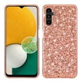 thumbnail image 1 of Cowithday for Samsung Galaxy A34 Phone Case, Glitter Sparkle Bling Shiny Diamond Slim Shockproof Soft TPU Silicone Anti-Slip Protective Case Cover for Women Girls for Samsung A34 5G Phone, Rosegold, 1 of 7