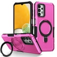 thumbnail image 1 of Cowithday for Samsung Galaxy A53 5G Case with Magnetic Ring Stand, [Ring Holder] [Military Drop Protection] [Non-Slip Grip] Shockproof Soft Edge Phone Case Cover for Samsung A53 5G, Pink, 1 of 9