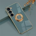 thumbnail image 1 of Cowithday for Samsung Galaxy S23 FE 5G Phone Case with Ring Holder,Galaxy S23 FE Cover,Kickstand Magnetic Plating Frame TPU Shockproof Anti-Scratch Girls Women Men Case for Samsung S23 FE 5G,Gray, 1 of 9