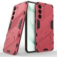 thumbnail image 1 of Cowithday for Samsung Galaxy S24 Plus Phone Case, Kickstand Rugged Shockproof TPU Matte All-Inclusive Lens Protective Shell Hard PC Back Cover Sturdy Case for Samsung S24+ 5G Phone, Rose, 1 of 12