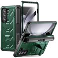 thumbnail image 1 of Cowithday for Samsung Galaxy Z Fold 5 Phone Case 2023 7.6", with S Pen Holder & Kickstand & Screen Protector [Wireless Charging], Hinge Protection  Stand Hard Rugged Soft TPU Bumper Cover, Armygreen, 1 of 6