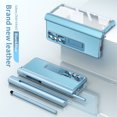 thumbnail image 1 of Cowithday for Samsung Z Fold 3 Case with Screen Protector Pen Holder Hinge Protection Magnetic Kickstand PU Leather Shockproof All-inclusive Case Cover for Samsung Galaxy Z Fold3 5G 7.6", Blue, 1 of 9