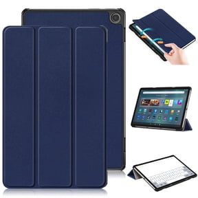 Cowithday Slim Case for Amazon Fire Max 11 Tablet (13th Generation, 2023 Release), Premium PU Leather Lightweight Auto Wake Sleep Folio Magnetic Protective Case Cover for Fire Max 11 Tablet, Darkblue