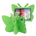 thumbnail image 1 of Cowithday for iPad Mini 5/Mini 4/Mini 3/Mini 2/Mini 1 Kids Girls Case with Kickstand Soft EVA Foam Lightweight Shockproof Handle Stand Cover for iPad Mini 5th/4th/3rd/2nd/1st Gen 7.9", Green Butterfly, 1 of 7