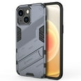 thumbnail image 1 of Cowithday for iPhone 14 Plus Case, Kickstand Rugged Defender Shockproof TPU Matte Textured All-Inclusive Lens Protective Shell Hard PC Back Cover Sturdy Phone Case for 14 Plus 5G 6.7 inch, Gray, 1 of 11