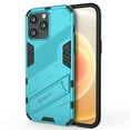 thumbnail image 1 of Cowithday for iPhone 15 Pro Case, Kickstand Rugged Shockproof TPU Matte Textured All-Inclusive Lens Protective Shell Hard PC Back Cover Sturdy Phone Case for Apple iPhone 15 Pro 6.1", Blue, 1 of 10