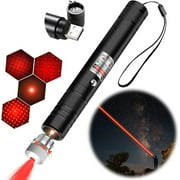Cowjag Laser Pointer, Long Range Red Laser Pointer, 2000 Metres Laser Pointer High Power Pen, Red Lazer Pointer Rechargeable for Hiking, Cat Laser Toy USB Charge(Red Light)