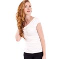 thumbnail image 1 of Cowl Neck Ruched Top, 1 of 4