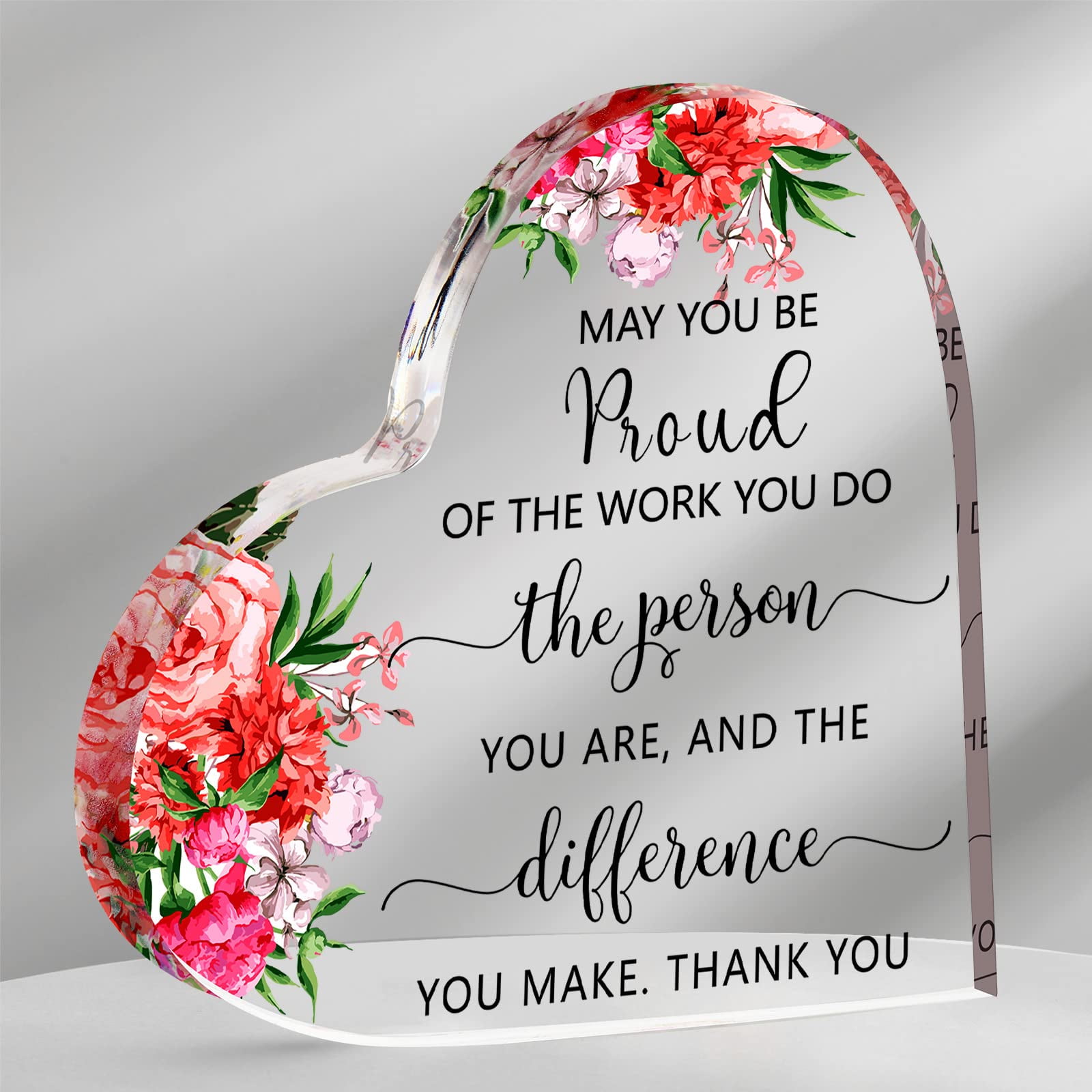 Coworker Gift Acrylic Thank You Gift Employee Appreciation Gift for May ...