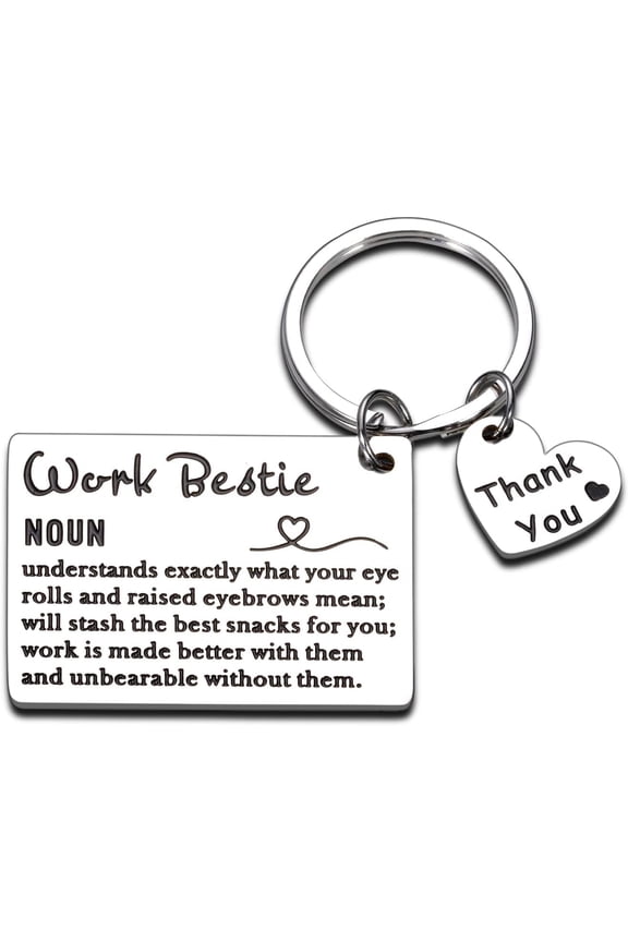 Coworker Gifts Keychains for Women Female Friend Work Bestie Boss Lady Day Appreciation Christmas Employee Supervisor Leader Manager Colleague Leaving Retirement Thank You Farewell Going Away Birthday