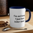 thumbnail image 1 of Coworker Gifts Two-Tone 11oz Mug "I'm not bossy, I just have better ideas.", 1 of 4