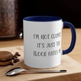 thumbnail image 1 of Coworker Gifts Two-Tone 11oz Mug "I'm not clumsy, it's just the floor hates, 1 of 4