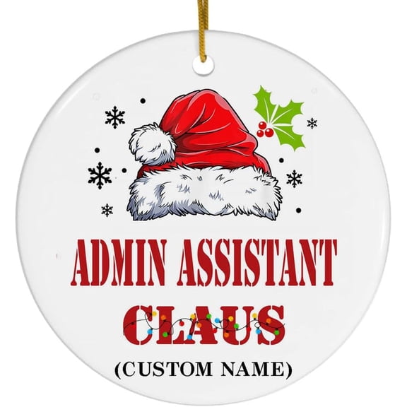 Coworker Gifts for Women, Christmas Ornament Gifts for Coworkers, Funny Christmas Ornament Gifts for Coworkers, Admin Assistant Christmas Ornaments 9zSKkZ