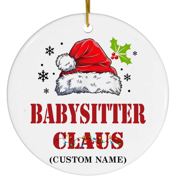 Coworker Gifts for Women, Christmas Ornament Gifts for Coworkers, Funny Christmas Ornament Gifts for Coworkers, Babysitter Christmas Ornaments tnKcfw (Babysitter)
