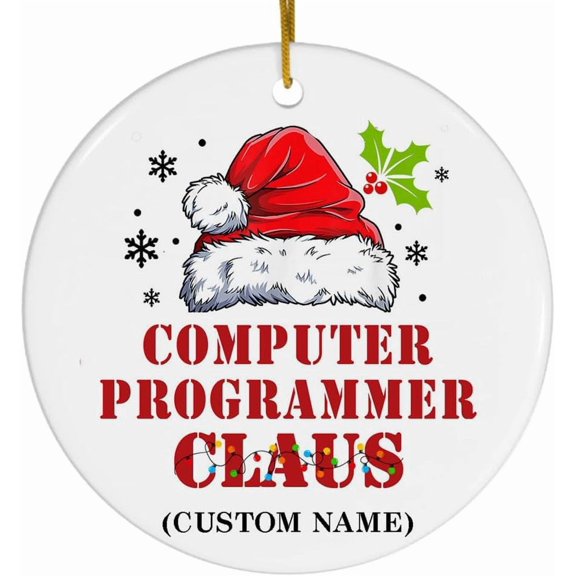 Coworker Gifts for Women, Christmas Ornament Gifts for Coworkers, Funny Christmas Ornament Gifts for Coworkers, Computer Programmer Christmas Ornaments 3QRjHU (Computer Programmer)
