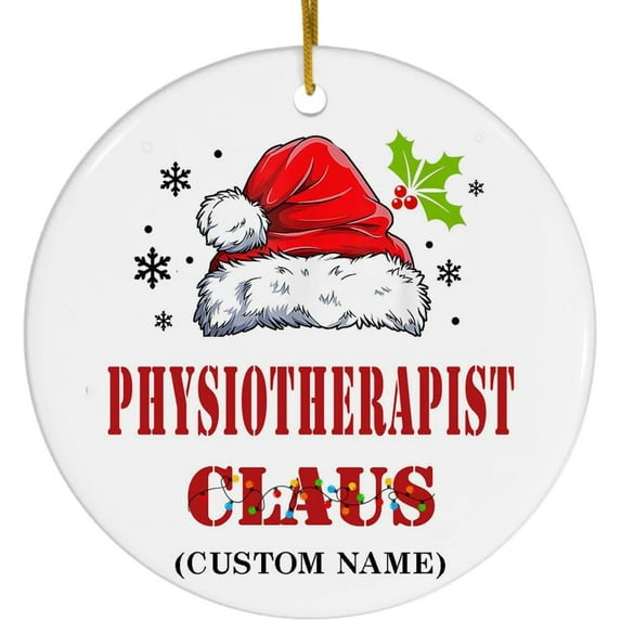 Coworker Gifts for Women, Christmas Ornament Gifts for Coworkers, Funny Christmas Ornament Gifts for Coworkers, Physiotherapist Christmas Ornaments kDAQ4D