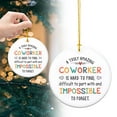 thumbnail image 1 of Coworker Gifts for Women Christmas Ornaments Appreciation Retirement Gifts for Women Thank You Work Lady Coworker Gifts for Friends Christmas Decorations/ Christmas Tree Ornament A, 1 of 7