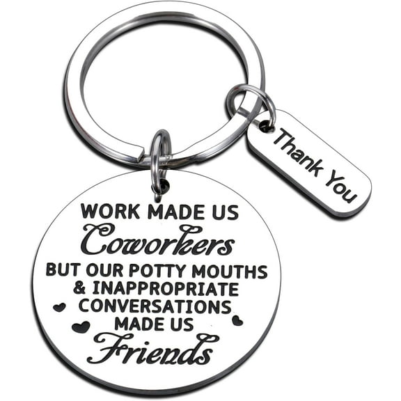 Coworker Gifts for Women Men Boss Coworkers Christmas Funny Keychain