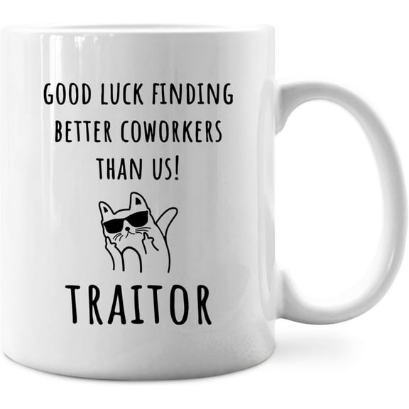 Coworker Leaving Gifts,Good Luck Finding Better Coworkers Than Us Mug,Funny Coworkers Leaving Ceramic Coffee Mug Cup 11 Ounce,Farewell Gifts For Coworkers Leaving,Funny Coworker Leaving Gift