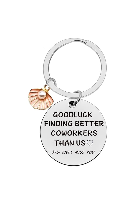 Coworker Leaving Gifts Keychain for Women Farewell Goodbye Going Away Gifts for Coworkers Funny Retirement Gift