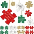 Coworker Puzzle Pieces Employee Christmas Ornament Puzzle Christmas