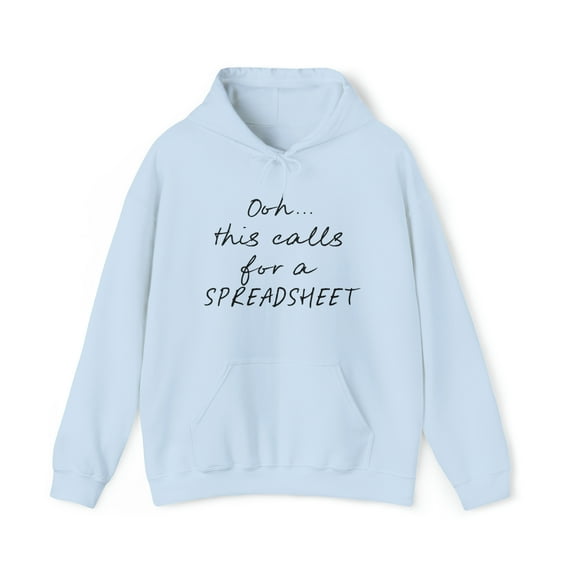 Coworker Spreadsheet Office Boss Hoodie, Gifts, Hooded Sweatshirt