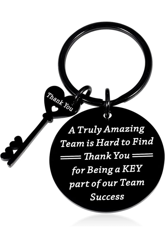 Coworker Thank You Keychain Employee Team Appreciation Gift for Colleagues Coach Leader Boss day