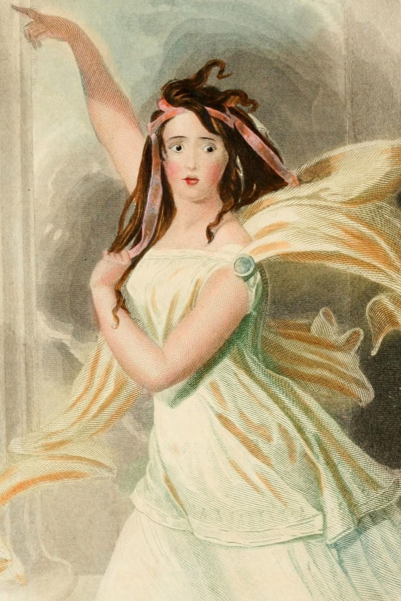 Cowperthwaite The Offering of Beauty 1848 The Prophetess Canvas Art - (18 x 24)