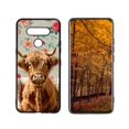 Cowrosespattern2 Phone Case, Designed for LG K51 Case Soft Silicon