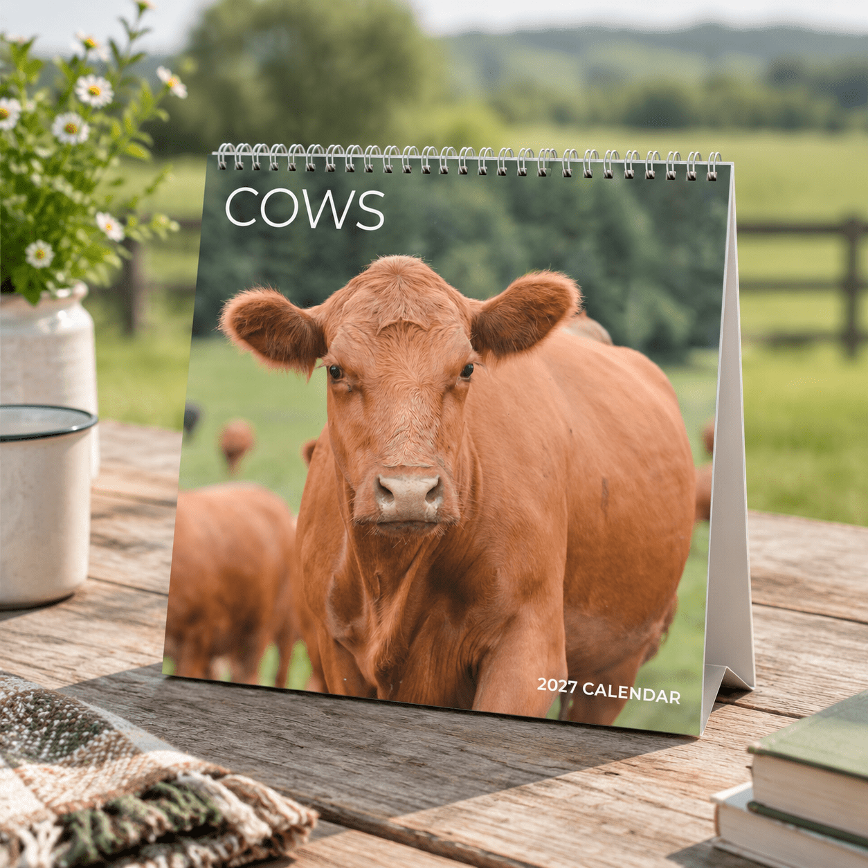 Cows 2027 Wall Calendar 12 X 24 Hanging - Walmart.com