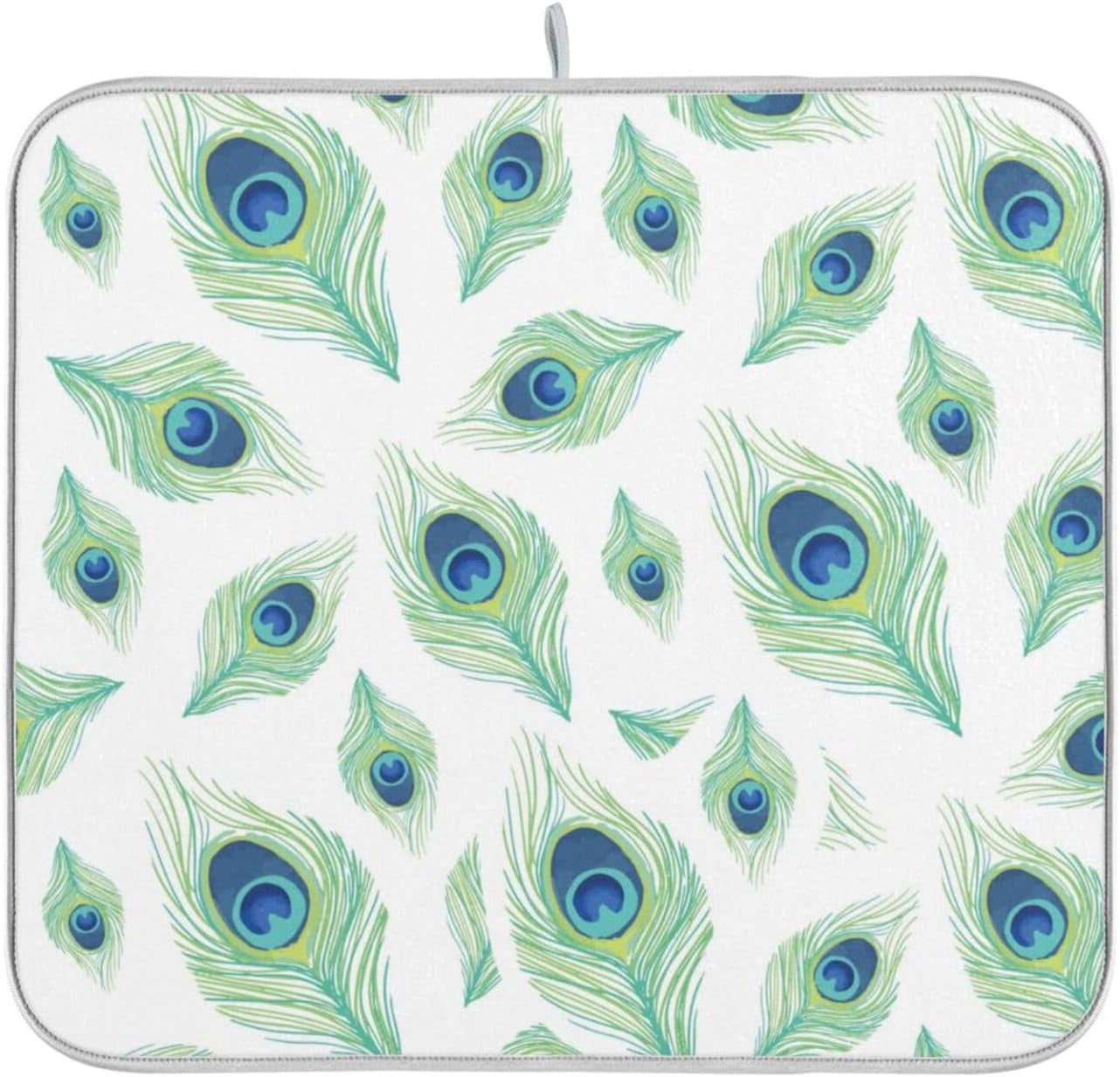 Cows Cactus Dish Drying Mat for Kitchen Counter Kitchen Drying Mat Dish ...