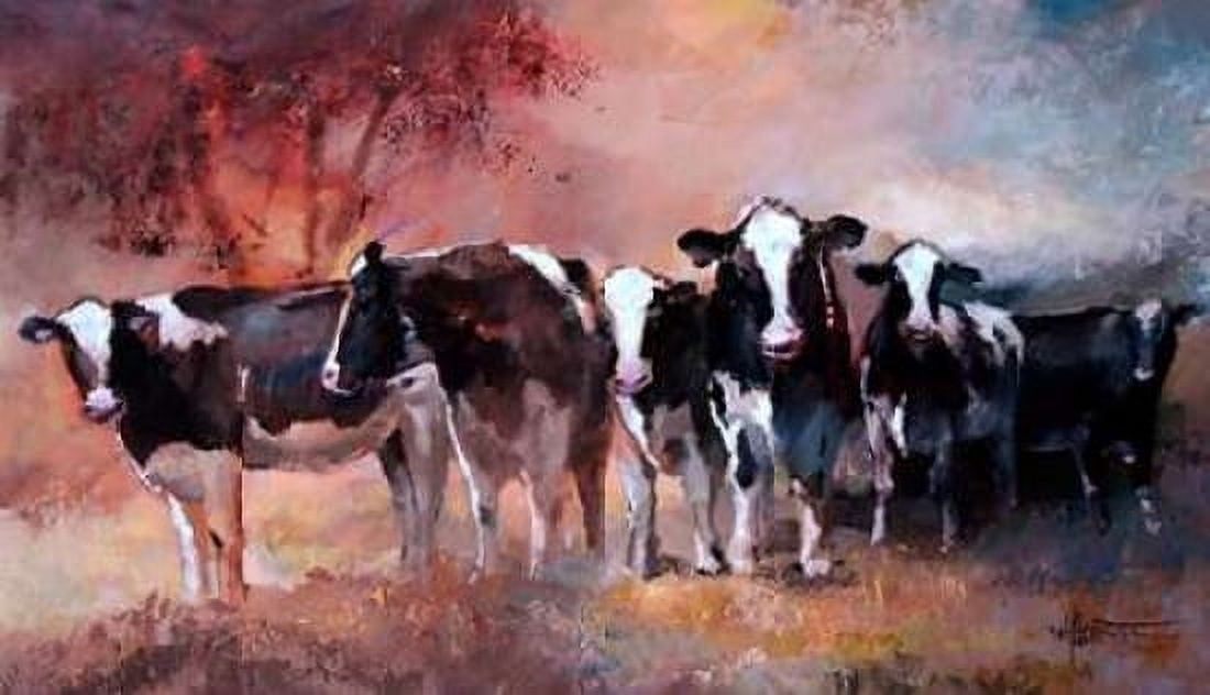 Cows Canvas Art - Willem Haenraets (24 x 36)