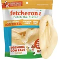 thumbnail image 1 of FETCHERONI Whole Cow Ears for Dogs - Single Ingredient and Grass-Fed Cow Ears Treat - Dehydrated Thick Cut Dog Chews for Puppies or Large Breed, Not Bleached and Contains No Preservatives, Pack of 15, 1 of 6