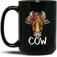 Cows Flower Coffee Tea Mugs, Cows Mug Gifts For Family / Friend