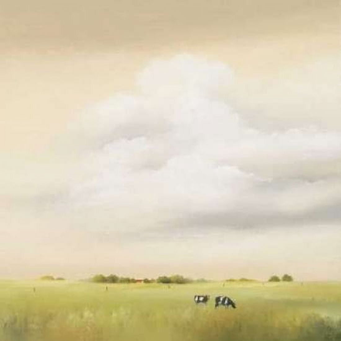 Cows I Canvas Art - Hans Paus (24 x 24)