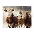 thumbnail image 1 of Cows In Snow Winter Scene 500-Piece Wooden Jigsaw Puzzle for Adults, Fun & Challenging Family Brain-Teaser, Perfect Home Decor & Gift, 1 of 7