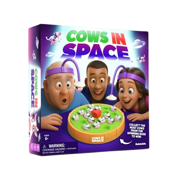 Cows in Space Game by What Do You Meme?, 2026 Toy of The Year Finalist, Fun Family Game for Kids Ages 6+