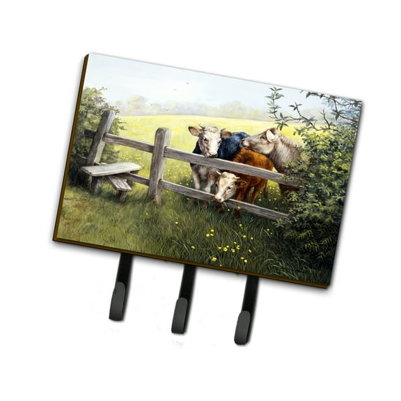 Cows in a Buttercup Meadow Leash or Key Holder