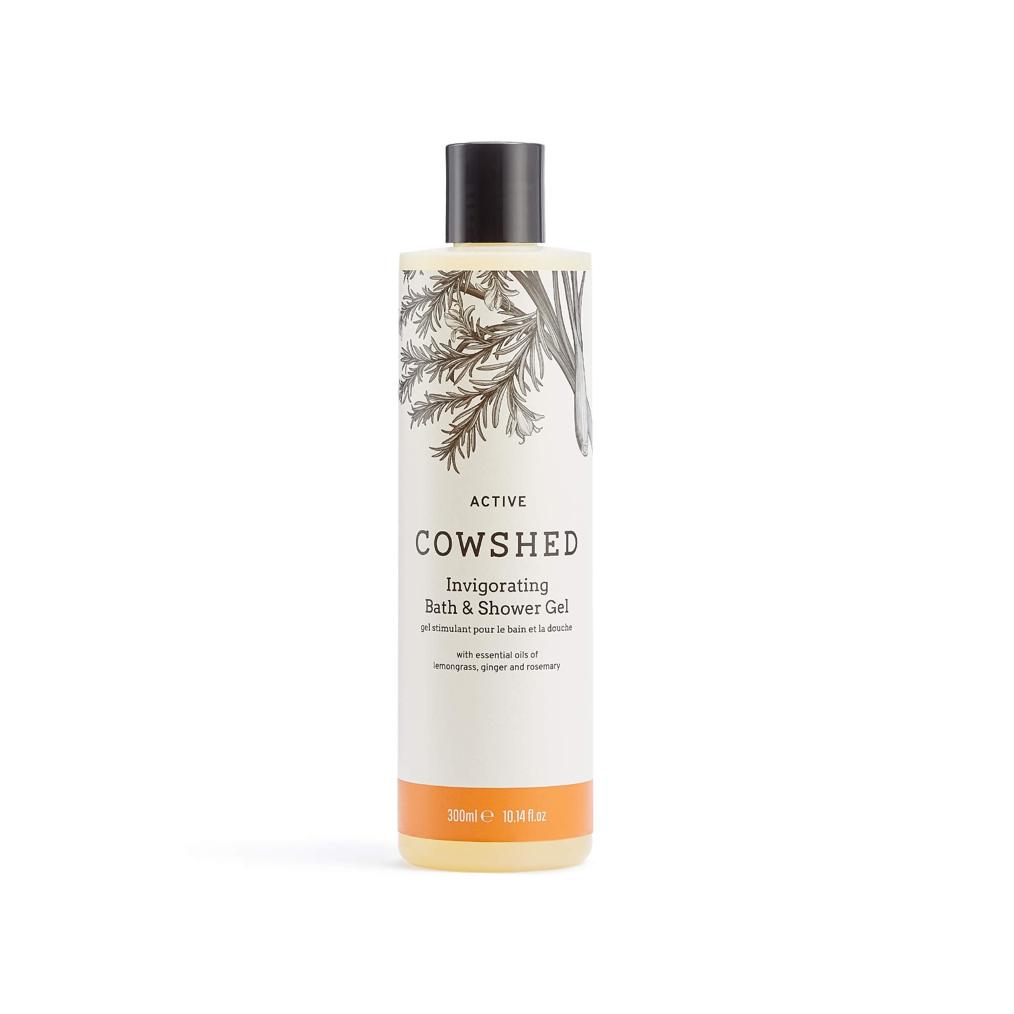 Cowshed Bath Body Active Invigorating Bath and Shower Gel Unisex, 10.14