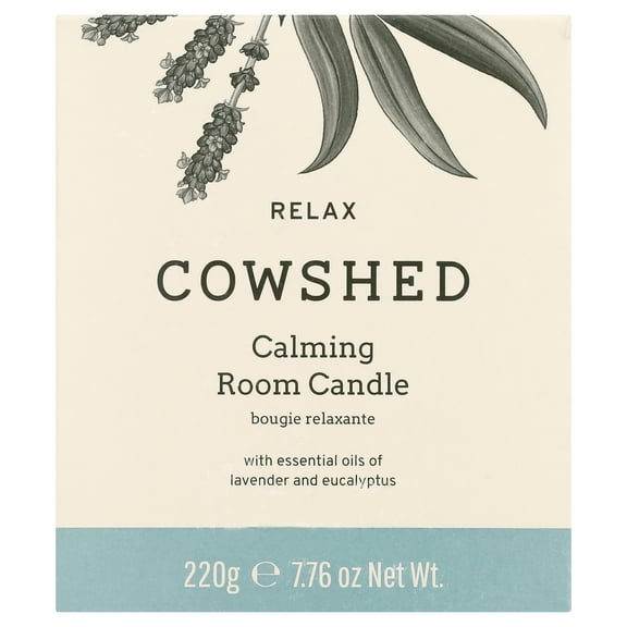 Cowshed Lavender and Eucalyptus Infused Relax Candle, 7.7 oz