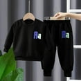 thumbnail image 1 of Cowsor Baby Boys and Girls Cute Set Long Sleeves Crewneck Sweatshirt and Sweatpants Two-Piece Outfits, 1 of 3